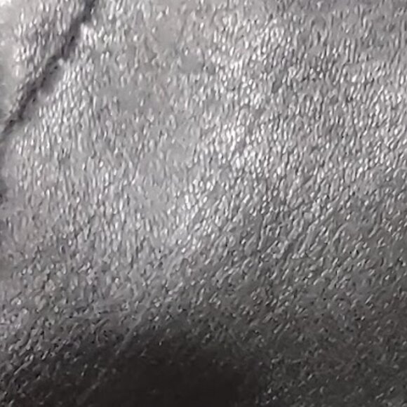 COLEBROOK BLACK ALL LEATHER TRENCHCOAT SNAPS FAUX BUTTON LINED FAUX BELT SIZE XL - Picture 16 of 16